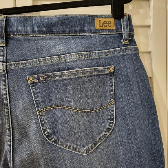 𝅺Lee Straight Leg Stretch Relaxed Fit‎ in Bewitched Jeans Size 18 - Picture 6 of 7